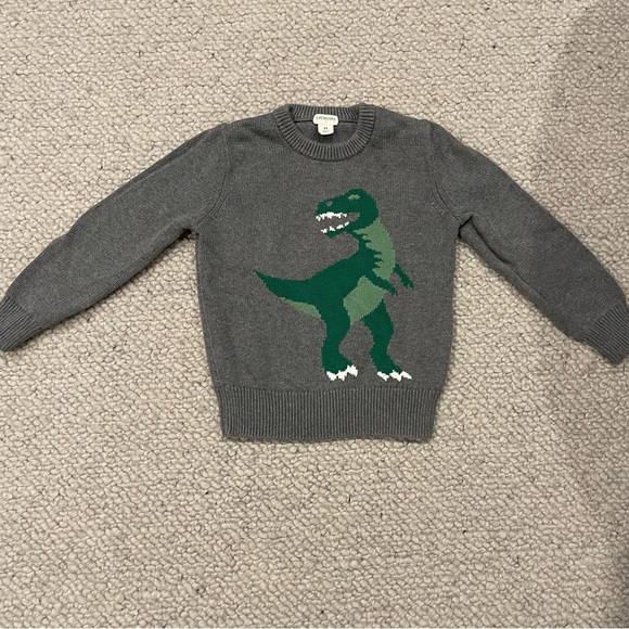 Crewcuts Other - Crewcuts Dinosaur sweater- Boys XS (4-5 year)